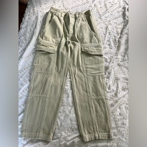Sage green cargo pants